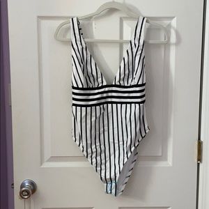 NWT ASOS // B&W one piece swimsuit